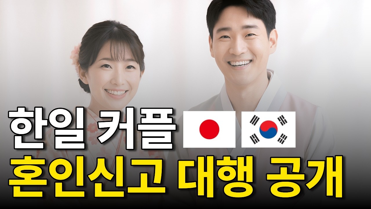 일본 국적 외국인 한국 혼인신고 전과정 공개