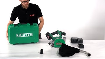 Leister Tutorial | Scope of delivery and set up of the GROOVER 500-LP