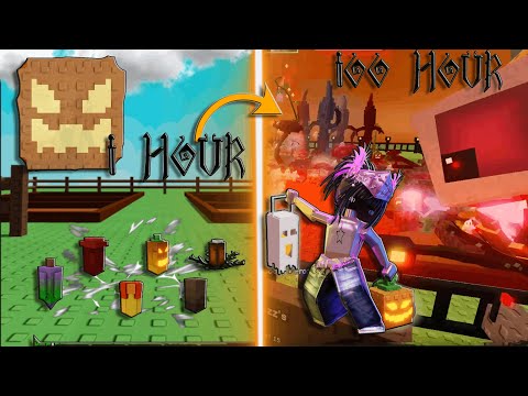 I Spent 100 HOURS In Grow A Garden HALLOWEEN UPDATE...With EVERY HALLOWEEN SEED!