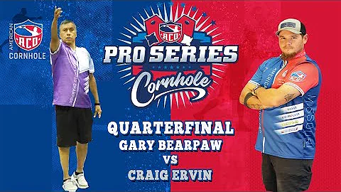 PRO CORNHOLE AT ITS BEST! BEARPAW VS ERVIN: ACO 20...