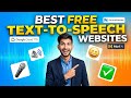 The Best FREE Text-To-Speech Websites (AWESOME DEMOS!)