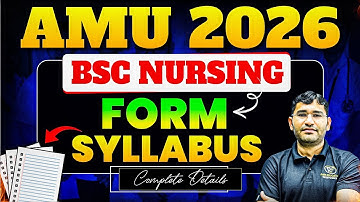 AMU FORM 2026 | UP AMU BSC NURSING Form 2026 | AMU BSC nursing 2026 | AMU BSc Nursing Syllabus 2026