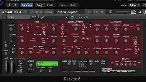 Nord - Native Instruments Reaktor Community Library | Free Synth Plugin