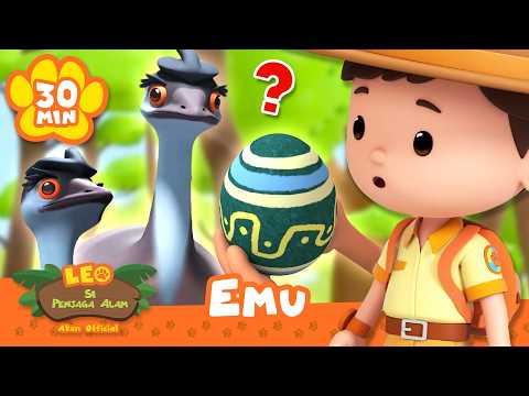 Ayo Cari Telur Paskah untuk Burung Emu! | Leo Si Penjaga Alam | Kartun Edukasi Anak