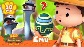 Ayo Cari Telur Paskah untuk Burung Emu! | Leo Si Penjaga Alam | Kartun Edukasi Anak
