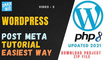 #5 WordPress Post Meta Tutorial |  WordPress theme development | Updated 2021