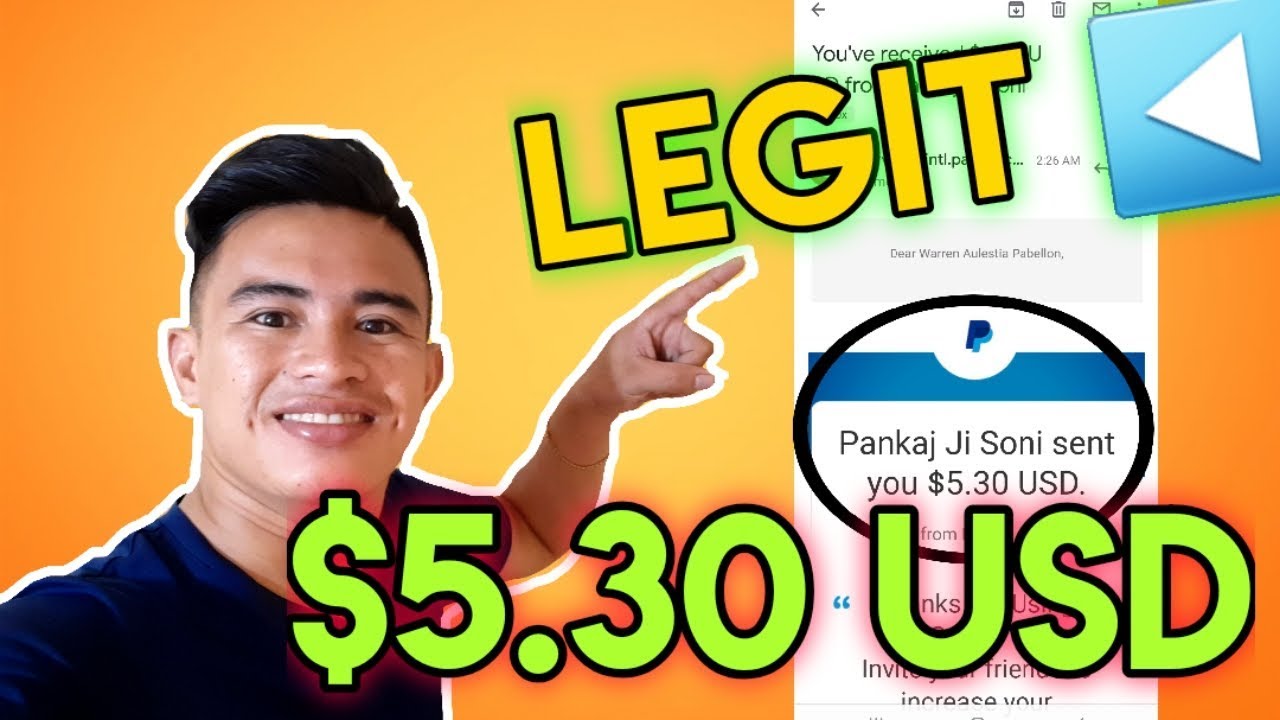 Paano Kumita Ng $5.30 USD sa Isang Site (Legit Paypal Payout) paano kumita sa youtube ng nanonood lang