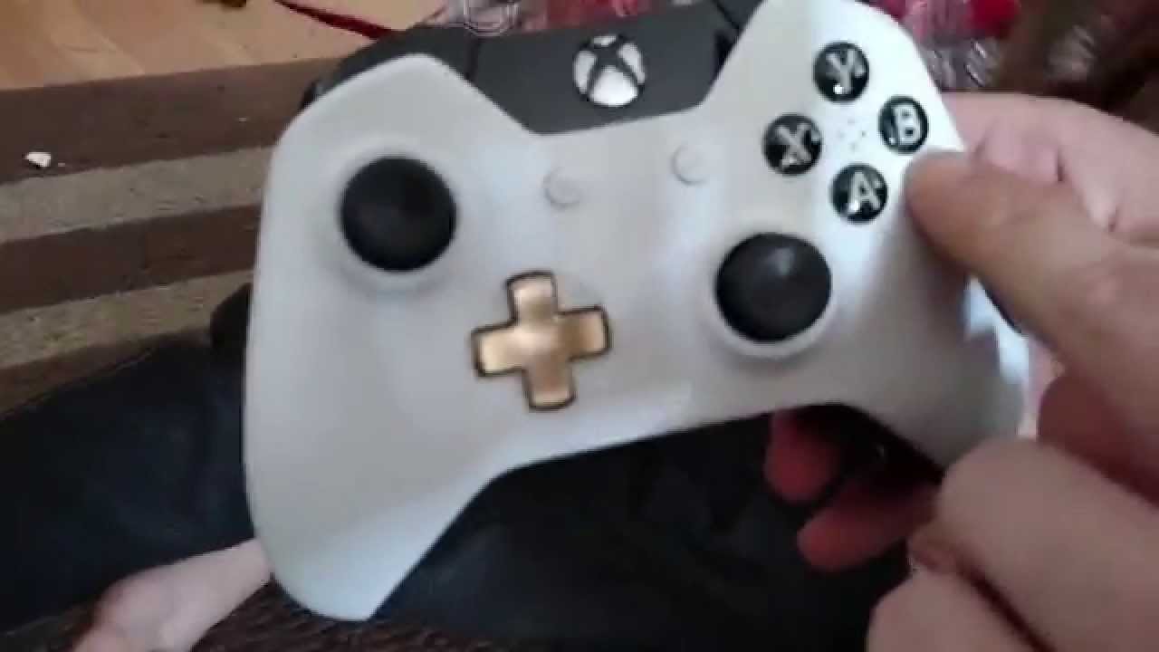 Lunar White Xbox One Controller Unboxing YouTube