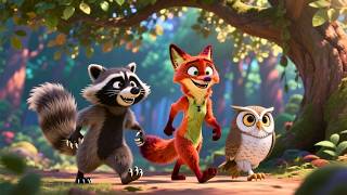 ✨ The Firefly Ribbon Road 🌌🐞 | Magical Night Adventure Song for Kids 🎶