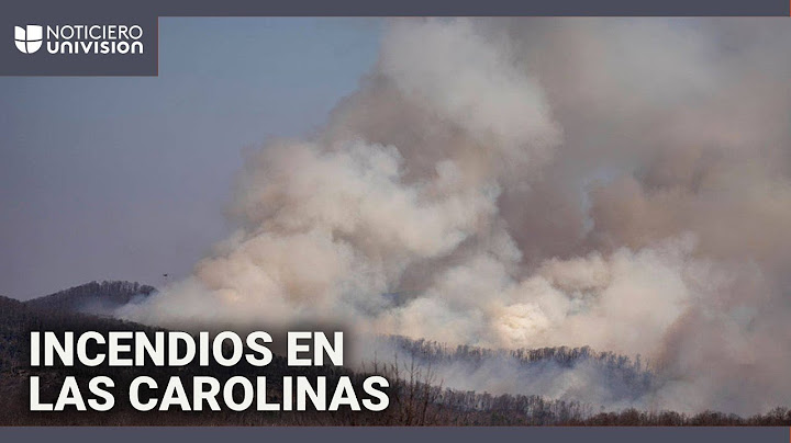 Incendios forestales no dan tregua en las Carolinas: bomberos de varios estados combaten las llamas