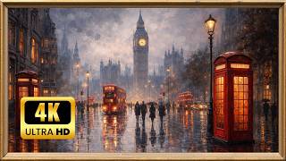 Rainy London Night 4K Screensaver | Ambient TV Art | 2 Hours No Music screenshot 3