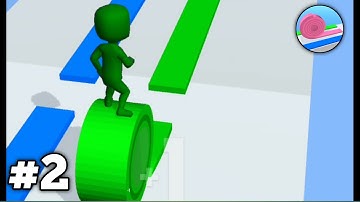 LAYERS ROLL 🧶🎗️🧶 ALL LEVELS GAMEPLAY ANDROID, IOS PART 2