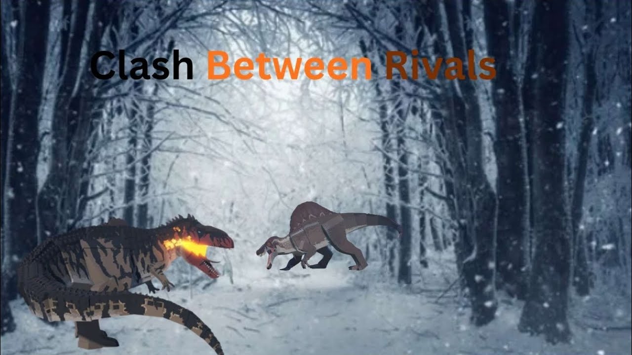 Clash between rivals. Jurassic blocky movie part 3