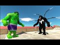 Venom goro vs hulk goro vs superman goro death climb  animal revolt battle simulator