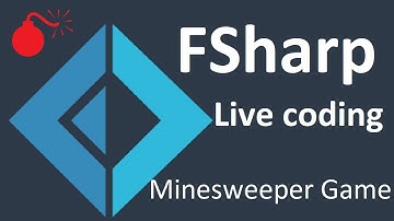 Live coding a classical game Minesweeper in F# using Fable