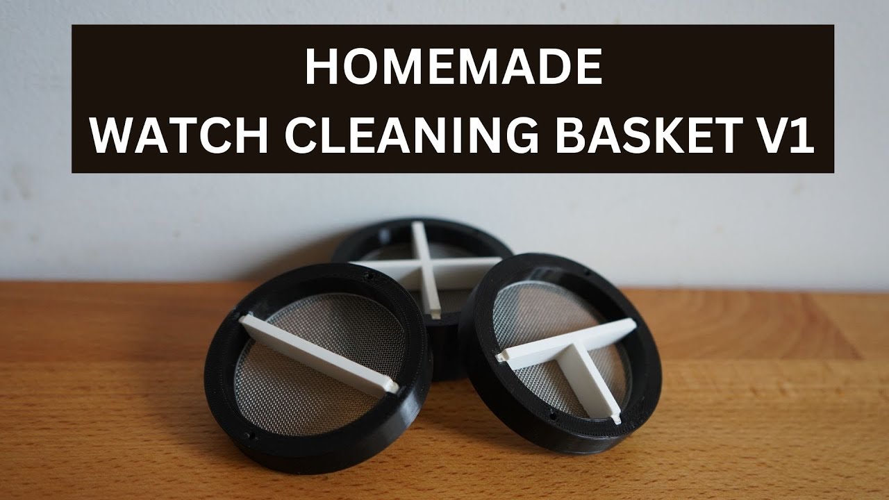 3D Printed Watch Cleaning Basket & Holder [Prototype 1] YouTube
