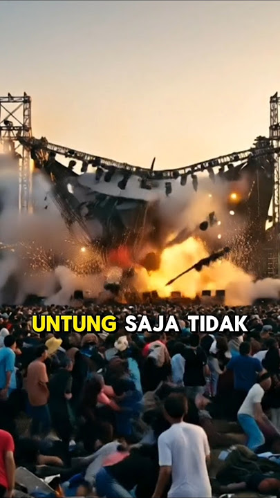 ⚠️‼️ PANGGUNG KONSER AMBRUK 😱‼️#shorts