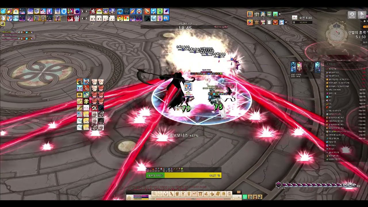 마비노기 브리레흐 3페이즈 다크메이지+세바 (2헤일로)