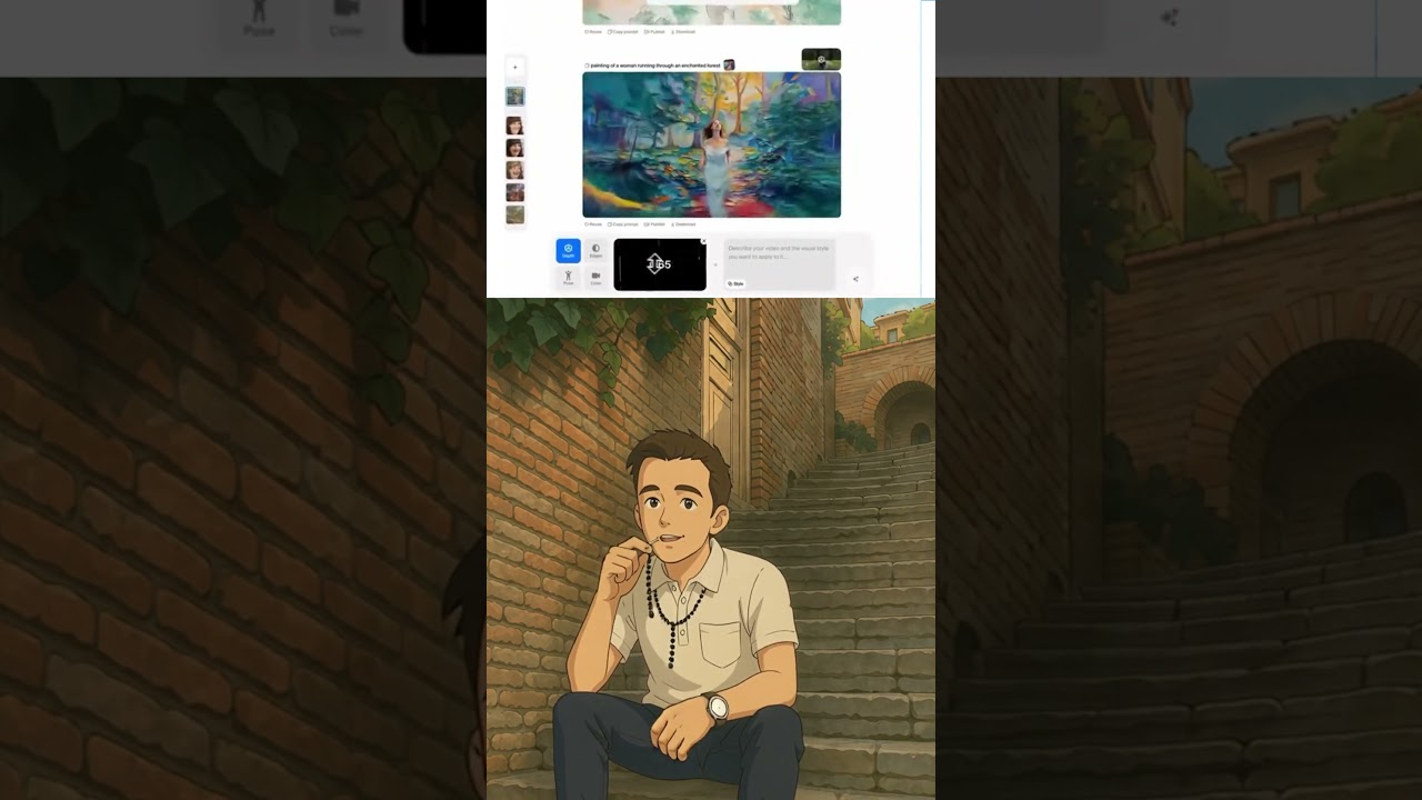 Как превратить своё видео в аниме за пару минут. Нейросеть
