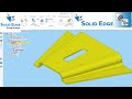 Solid edge tutorial for beginners - Sheet metal tutorial - Loft flange