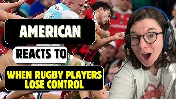 American Reacts to When Rugby Players Lose Control