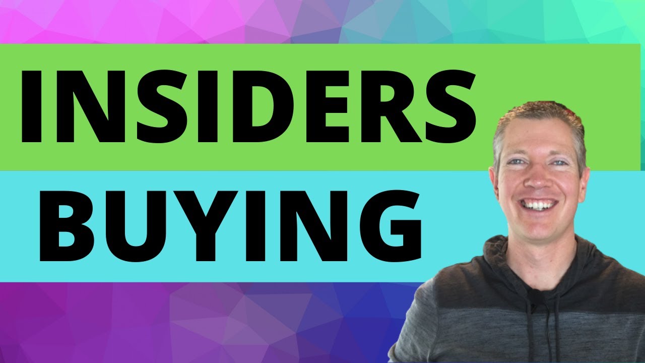 Buy These Stocks Now 3 Stocks Insiders Are Buying YouTube