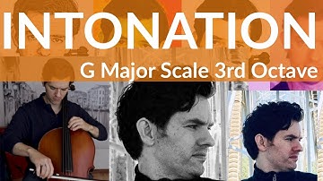 G major scale Third Octave Cello how to improve intonation