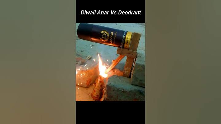 Diwali Anar Vs Deodrant Experiment | Don't Try anywhere #shorts #diwali #new