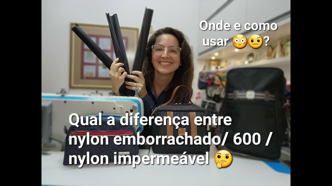 Nylon emborrachado/ 600/ impermeável QUAL A DIFERENÇA E COMO USAR 🤔?