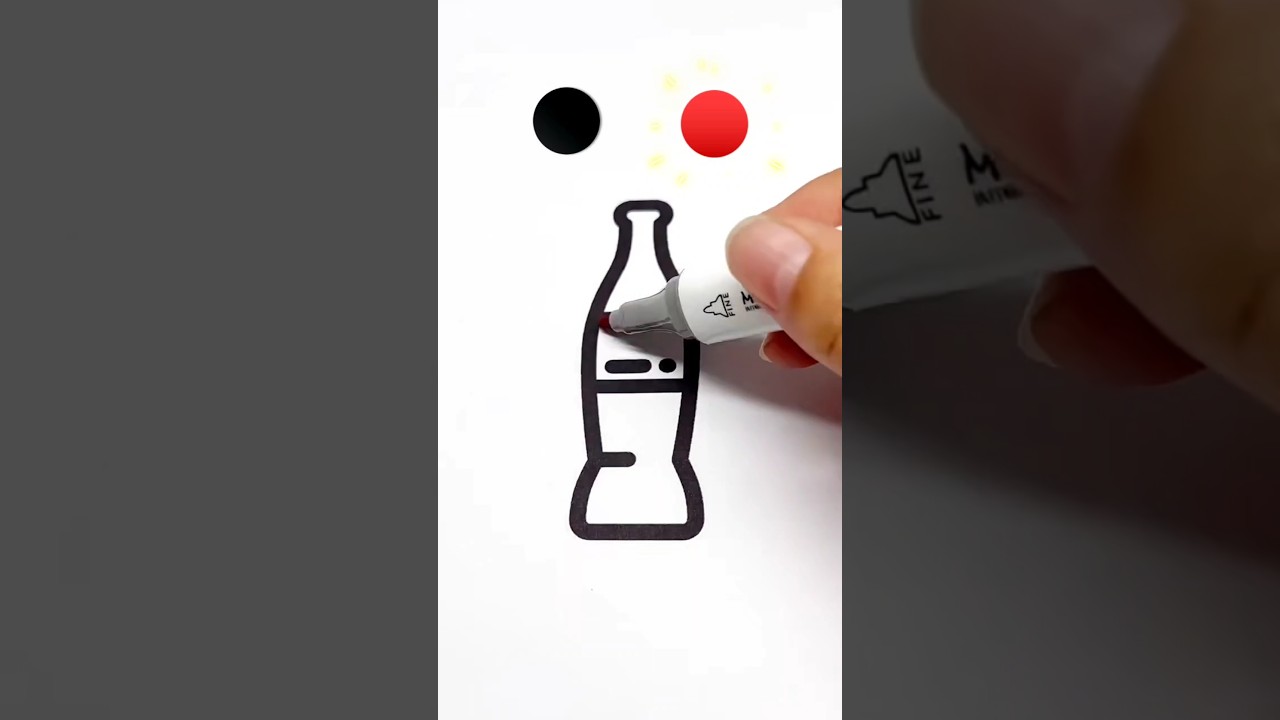 Watch This Bottle Transform with Colors! 🎨✨ 