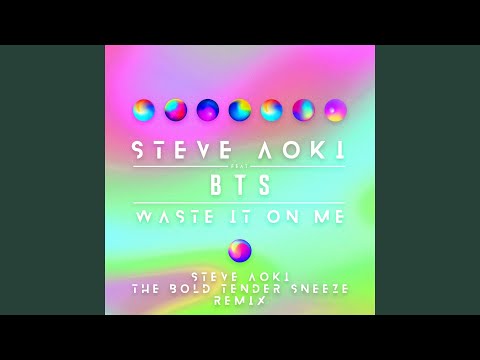 【希少】BTS × Steve AOKI Waste it on me Tシャツ 希少】BTS × Steve AOKI Waste it on me Tシャツ