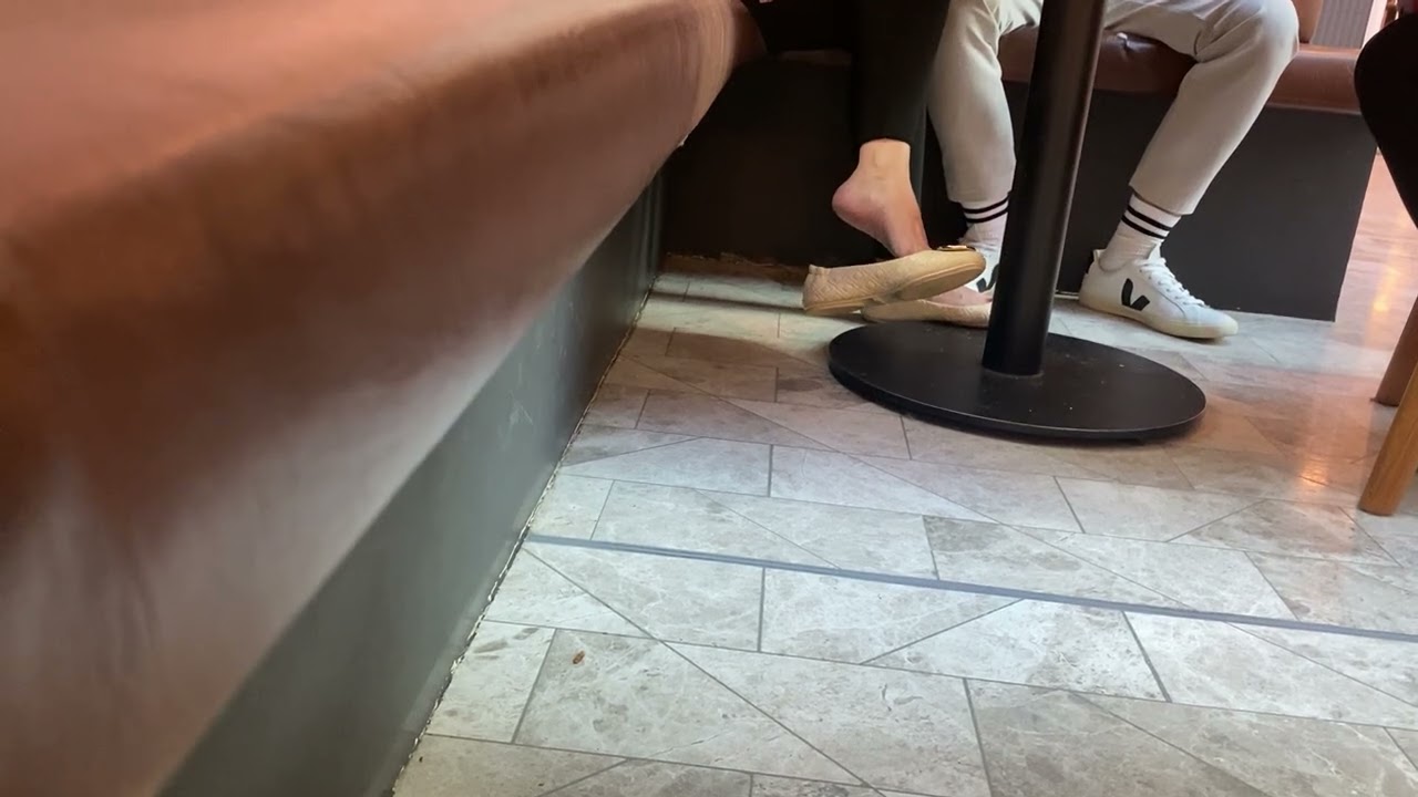 candid asian dangling flats #2