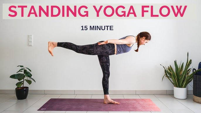 15 min STANDING YOGA FLOW, Yoga without mat