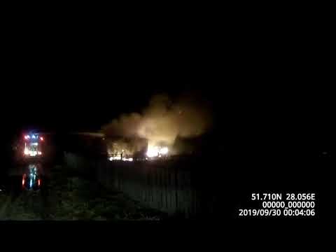 Лельчицкий район, пожар 29 09 2019