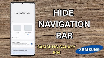 How To Hide Navigation Bar on Samsung Galaxy F06 in 2025 | Easy Steps & Full Guide!