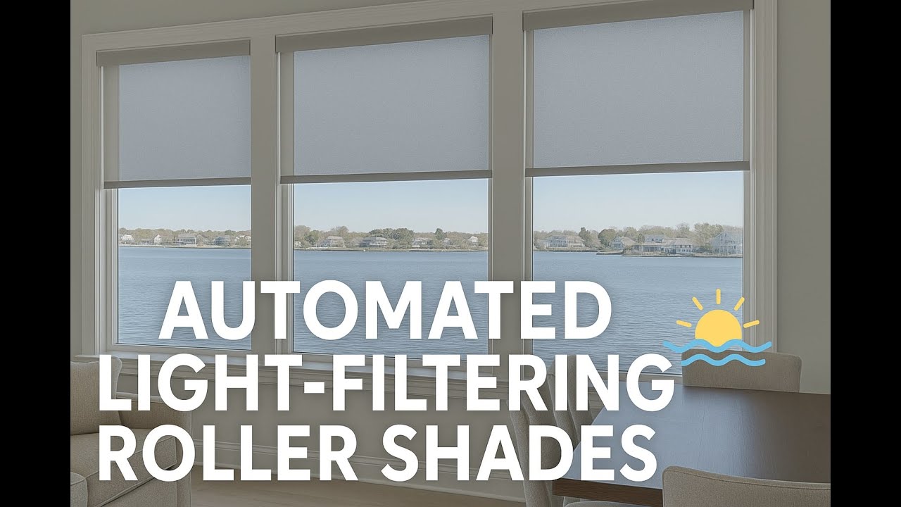 Automated Light-Filtering Roller Shades | Point Pleasant, NJ | ASAP Blinds