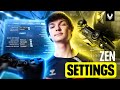 Les settings 2024 de zen  team vitality rocket league