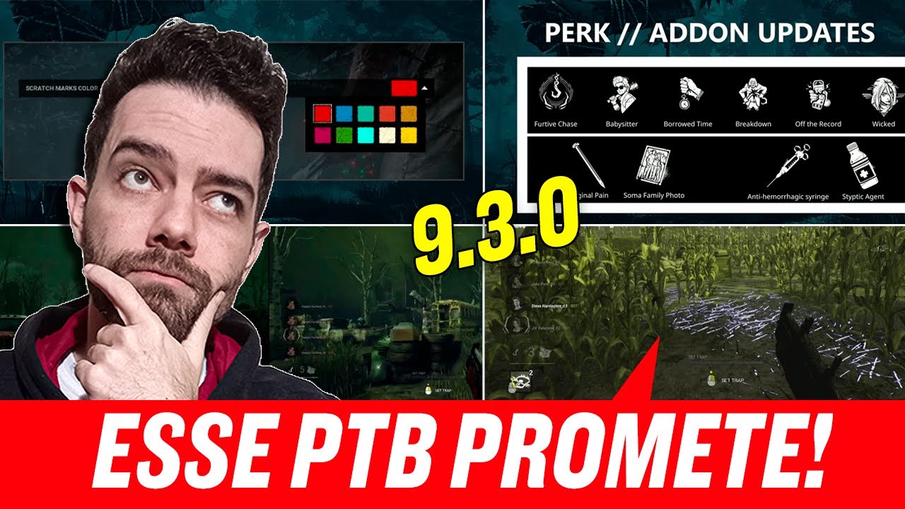 PTB 9.3.0 vai mudar o Dead by Daylight todo! - YouTube