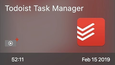 SCOM0813 - Todoist Task Manager - Preview