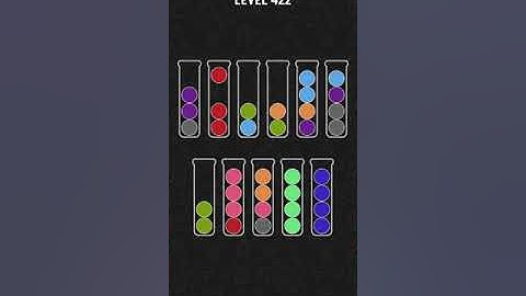 Ball Sort Puzzle   level 422 !!! Mobile Cell Phone Game Walkthrough Android / Apple