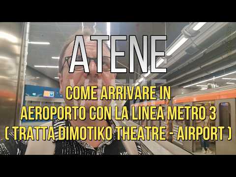 Video Come arrivare dal centro di Atene verso l'aeroporto -e viceversa-