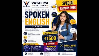 🎯 Spoken English Classes💬 Speak confidently &amp; fluently📚 Improve grammar + real-life communication