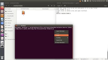 Tutorial On How To Split Large Files Using Terminal In Ubuntu.
