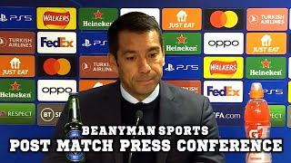 Giovanni Van Bronckhorst Post-Match Press Conference Rangers 0-3 Napoli Champions League