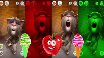 My Talking Tom -- Funny Movement Colors -- Gameplay Mobile Part 2