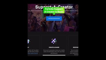 Fortnite Support A Creator Program Is Back! #shorts #trending #viral #fortnitenews
