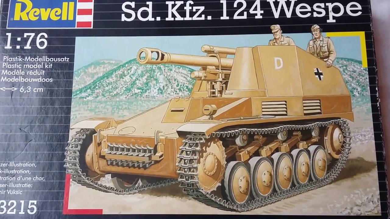 REVELL - MAQUETTE FIRT DIORAMA SET - SD. KFZ 124 WESPE