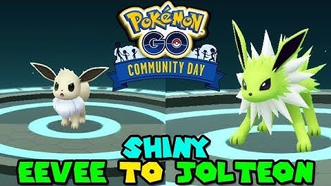 HOW TO GUARANTEE SHINY EEVEE to SHINY JOLTEON EVOLUTION IN POKEMON GO