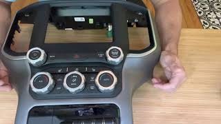 AJT DESIGN Radio and Climate Knobs (2019+ Ram)