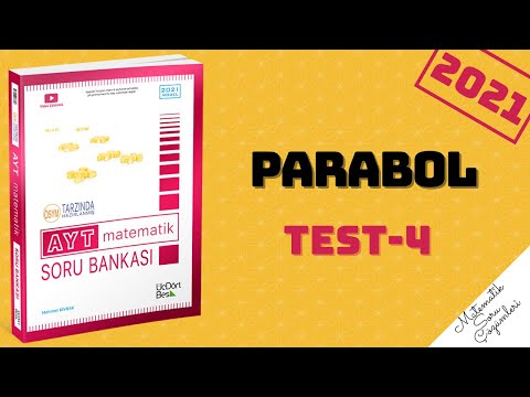 345 AYT 2021 MATEMATİK PARABOL TEST-4 ÇÖZÜMLERİ #ayt #tyt